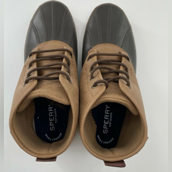 Sperry Men's Breakwater Duck Boot Fleece-Lined
Navy Blue/Tan STS22776 size 11 - Picture 3 of 6